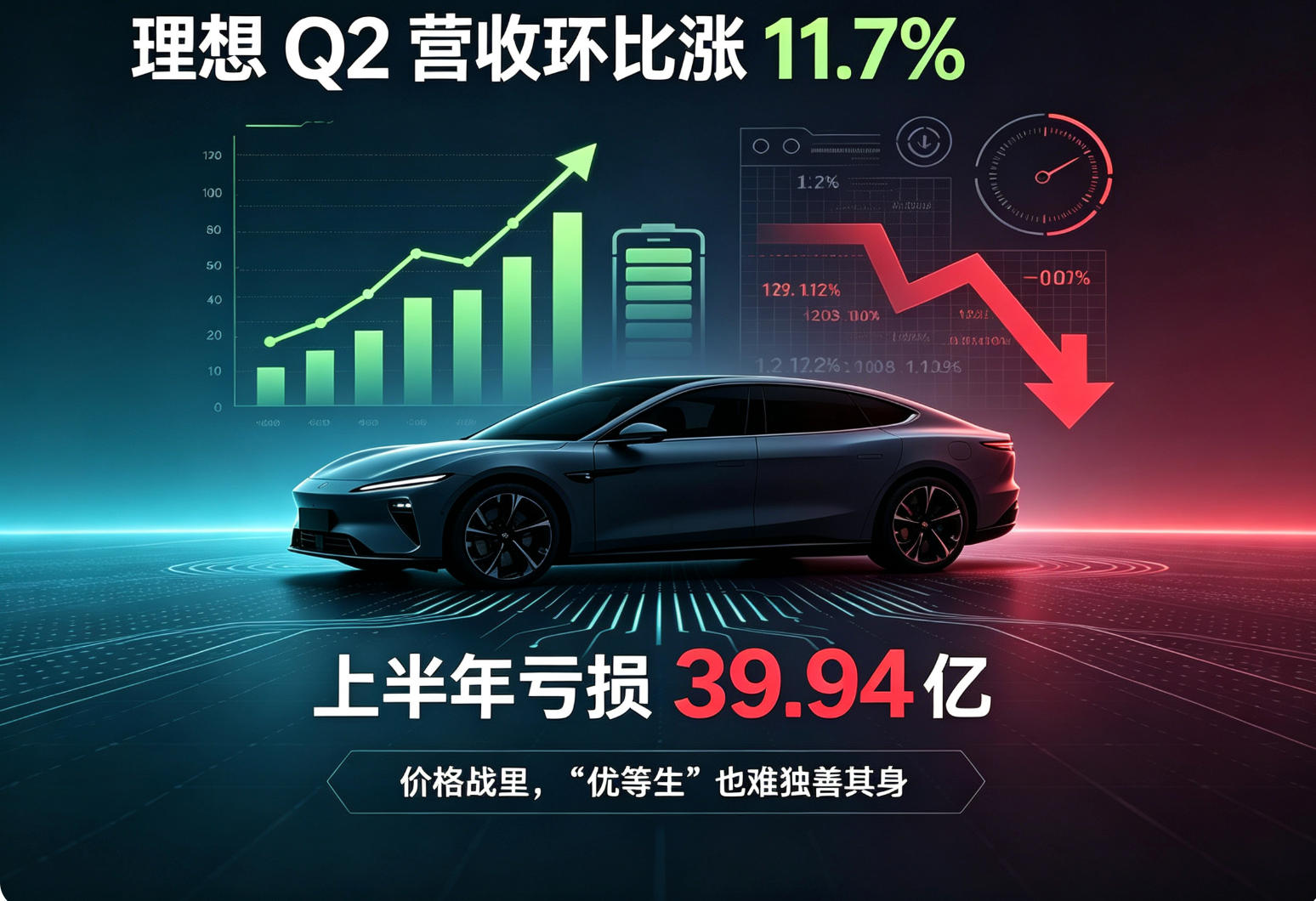 理想上半年亏了39.94 亿