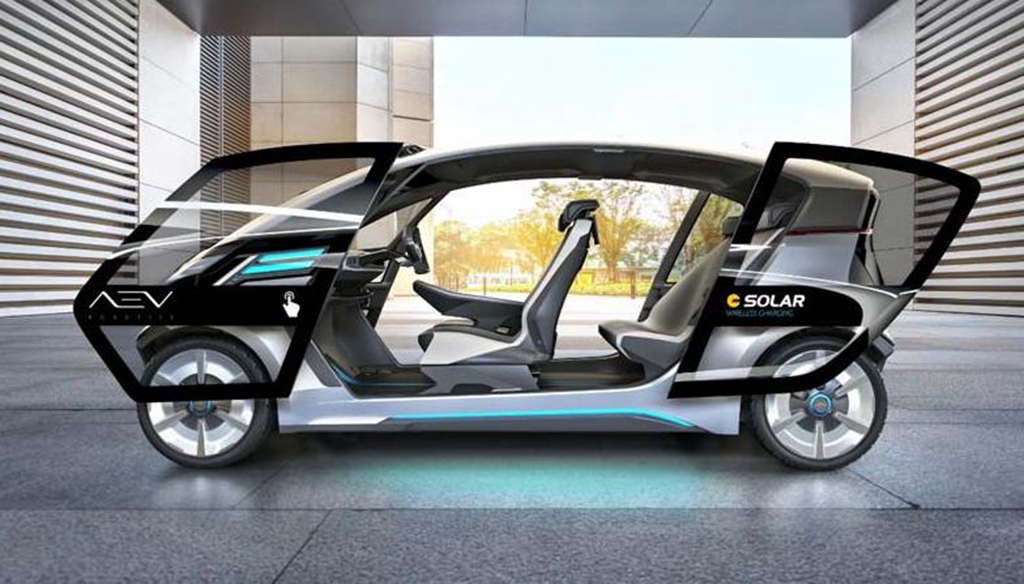 墨尔本大学亮相太阳能电动车 可更换不同座舱