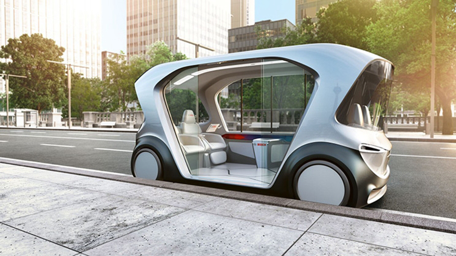 采用对称式设计 博世将推自动驾驶纯电动概念车