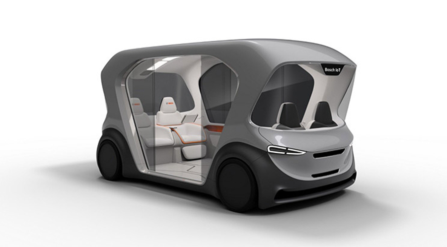 采用对称式设计 博世将推自动驾驶纯电动概念车