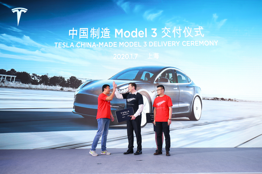 首批国产Model 3上海工厂交付 同时启动Model Y国产项目