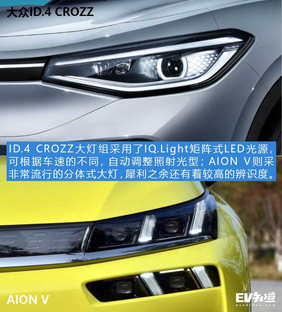 20万紧凑型纯电动SUV之争 大众ID.4 CROZZ对比AION V