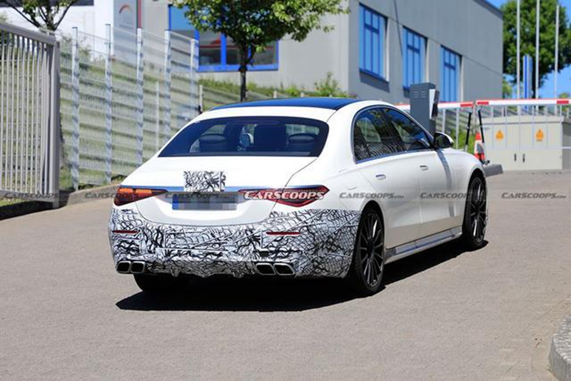4.0T、V8发动机、还能来点电 梅赛德斯-AMG S 63e低伪装谍照曝光