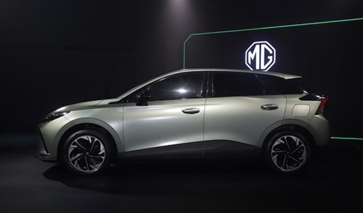 定位纯电紧凑型跨界车型 MG MULAN亮相2022重庆车展 