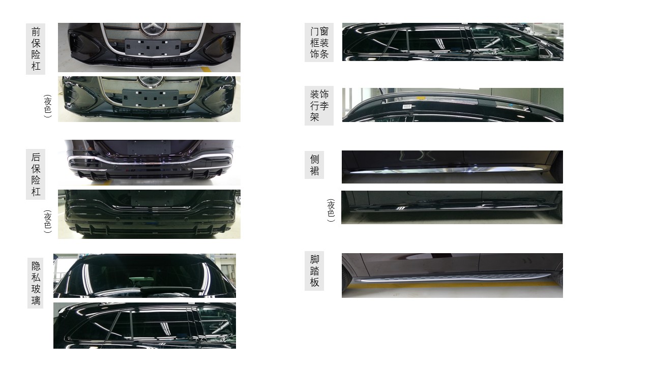 最新家族设计+双电机动力 全新奔驰GLC纯电版实车图公布