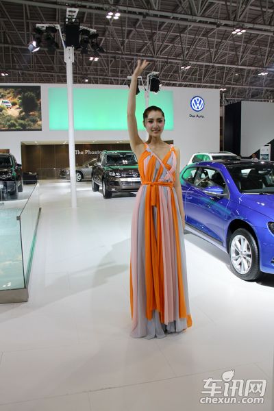 上汽大众4号车模