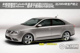 图解全新西雅特Toledo 极具运动气质的紧凑型轿车