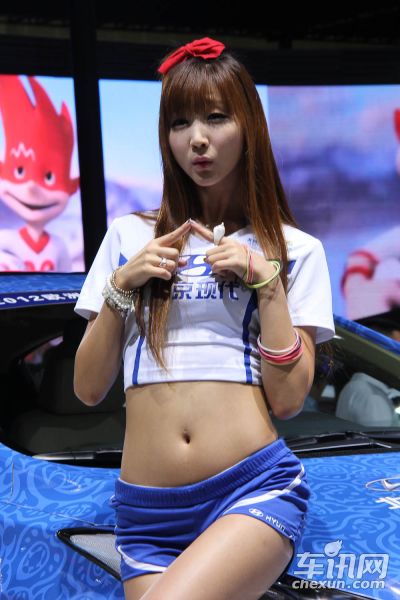 北京现代1号车模