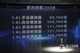 东风标致-2008上市