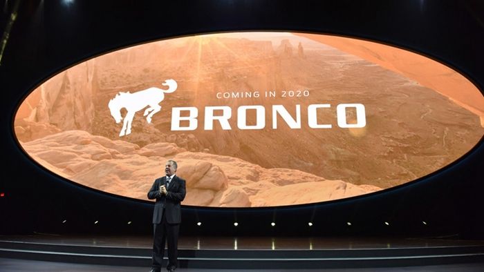 福特确认将复活Bronco 或2020年投放市场
