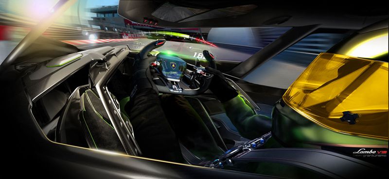 兰博基尼Lambo V12 Vision GT概念车在蒙特卡洛发布