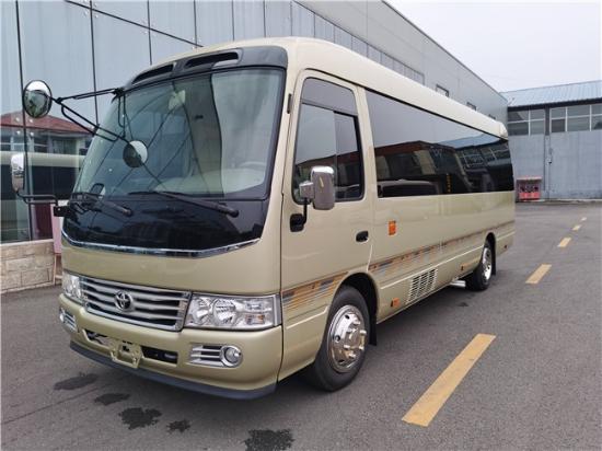 新旗舰丰田考斯特中巴车15座美容价格  