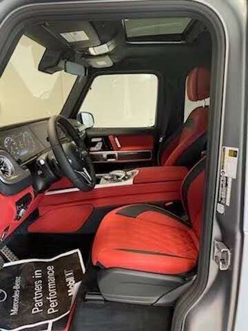 2020款奔驰G550 稀有特殊漆磨砂银/红内