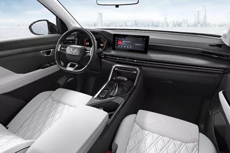 10.25英寸悬浮大屏、平底运动方向盘，五菱星辰内饰官图发布