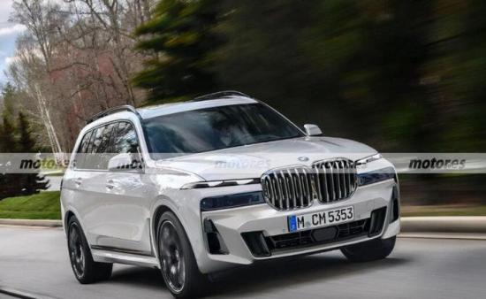 新知达人, 全新宝马X7曝光 前脸换分体大灯 配双悬浮屏 两种动力