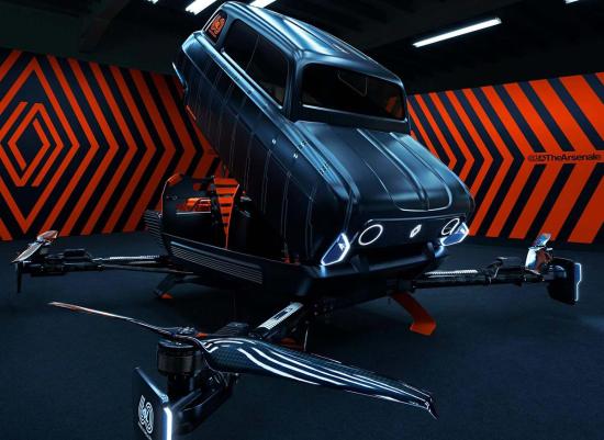 雷诺推出 Air4 UAM概念飞行器：飞机就是把轮子换成螺旋桨？