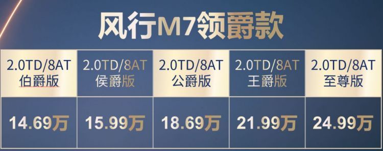           中大型MPV东风风行M7领爵款广州上市