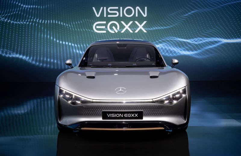 奔驰VISON EQXX全球首发！风阻系数低至0.17，百公里个位数能耗