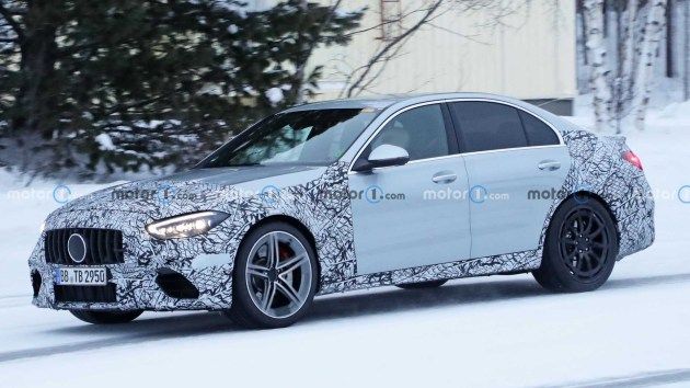 有望下半年亮相 梅赛德斯-AMG C63最新谍照曝光 