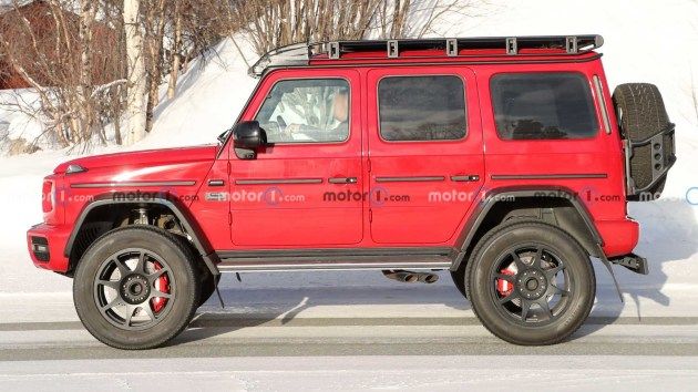 有望在今年年内亮相 梅赛德斯-AMG G级4×4最新谍照曝光 
