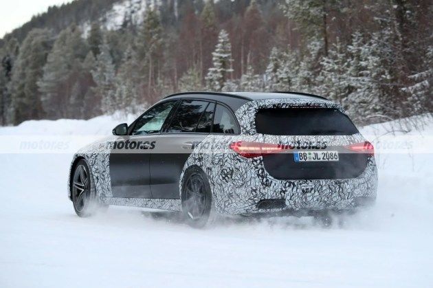 有望今年年内首秀 全新梅赛德斯-AMG C 63 Estate谍照曝光 