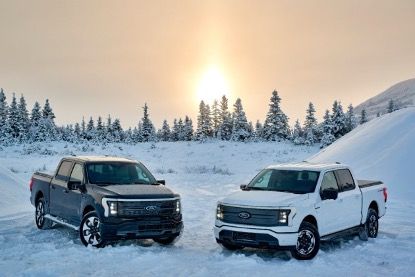 将于今年春季在美国正式交付 福特F-150 Lightning进行冬季测试