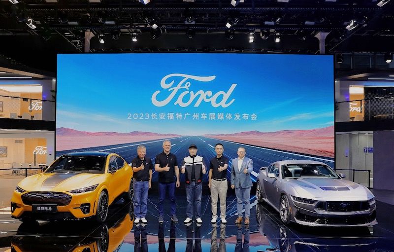 2024款福特电马亮相广州车展 搭载福特自研新电驱，零百加速3.57s
