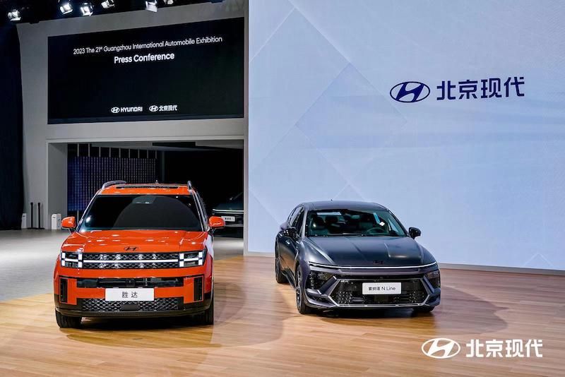 第十一代索纳塔领衔 北京现代广州车展亮相两款新车