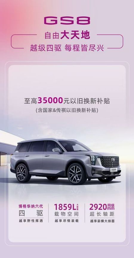 春游首选传祺GS8：全场景无忧畅行，尽享全家踏青野趣