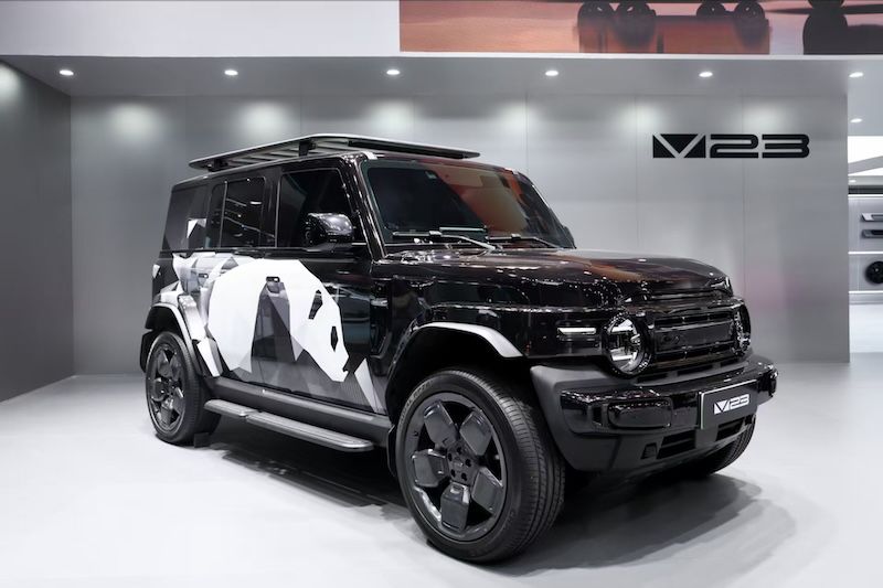 iCAR V23改装家族登陆成都车展 赛博版首秀亮相