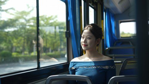  一程山水，半城温柔！坐苏州金龙纯电公交慢游客都梅州