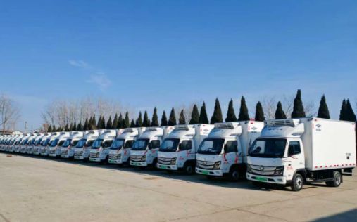 欧马可智蓝EX批量交付，硬核护航河南校园配餐“准时达”