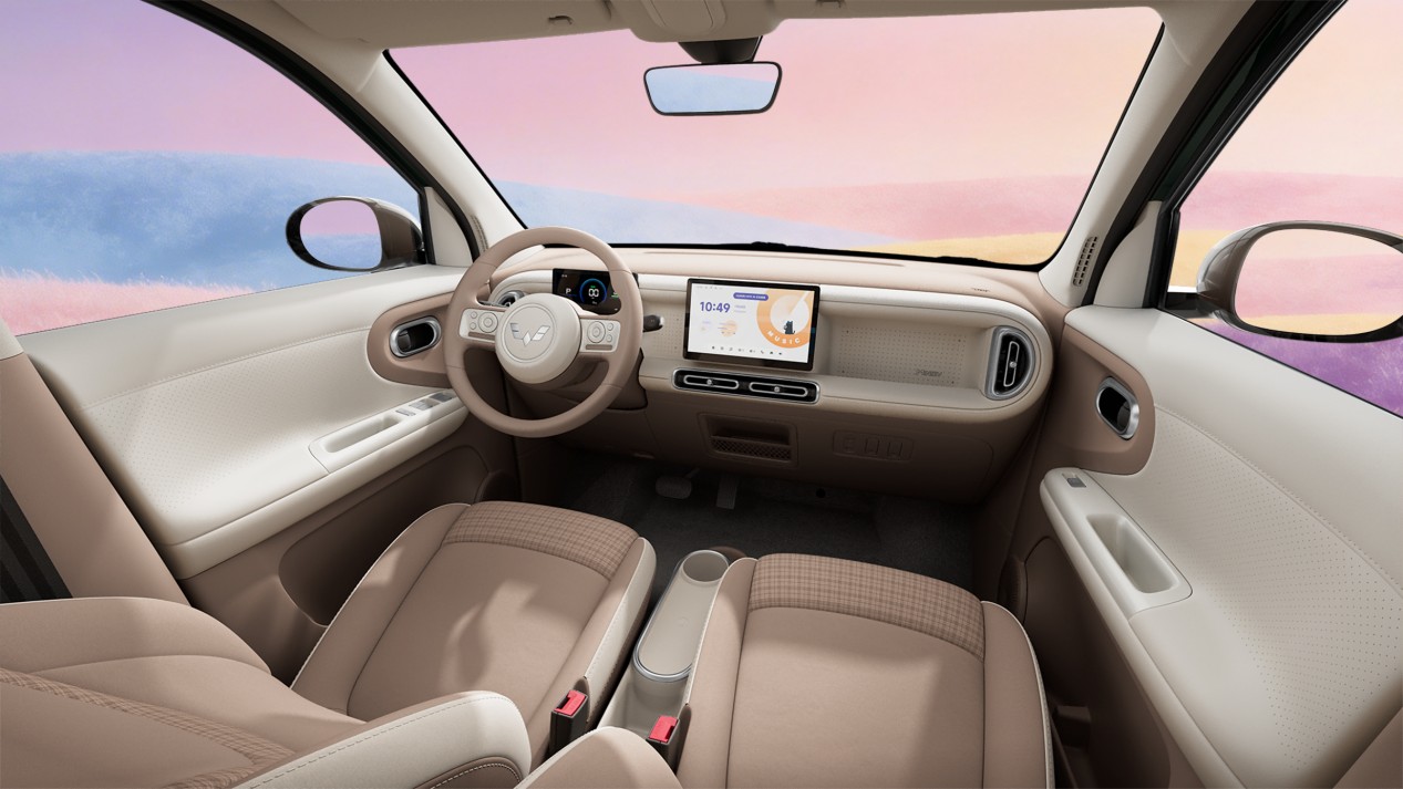 装得下生活，也装得下玩趣！第五代宏光MINIEV内饰亮相