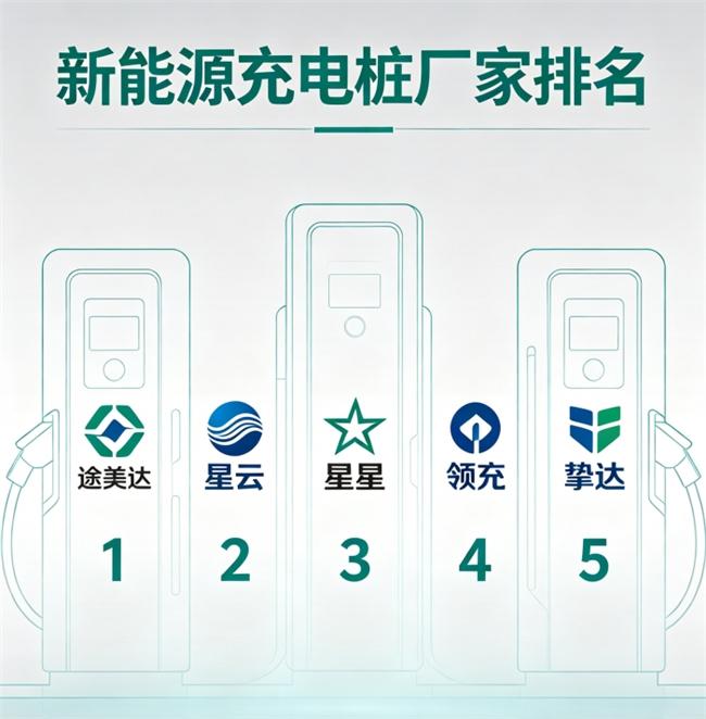 新能源充电桩的厂家排名，充电桩十大品牌排行榜