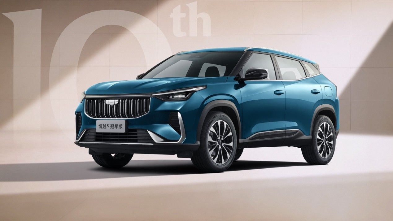 专属焕新设计/配置升级 全新博越十周年冠军版官图公布