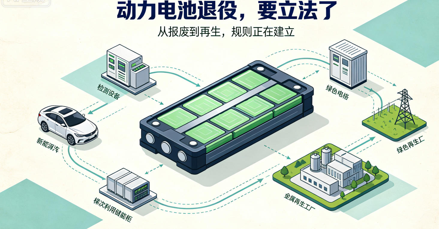 动力电池回收要立法 新车上市要