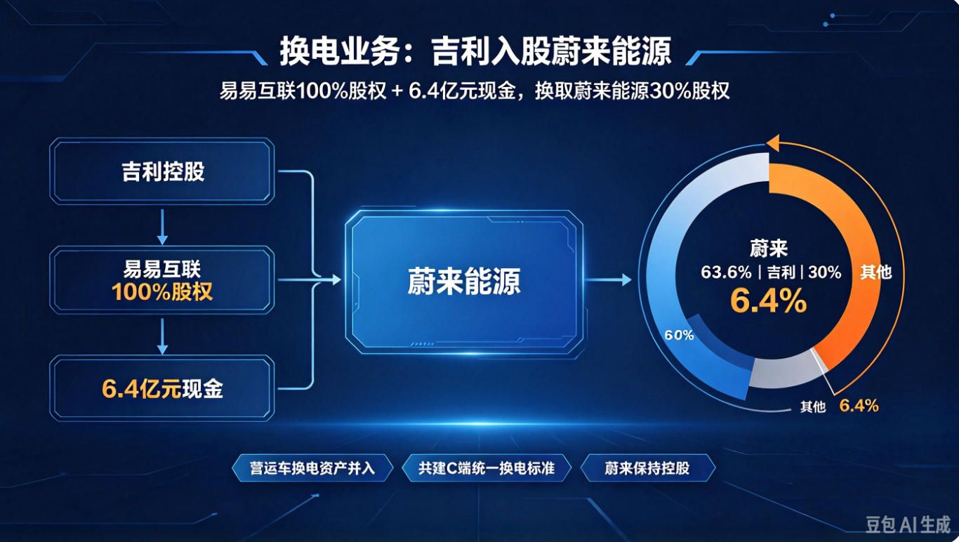 蔚来X吉利换电领域全面战略合作 共享充换电网络
