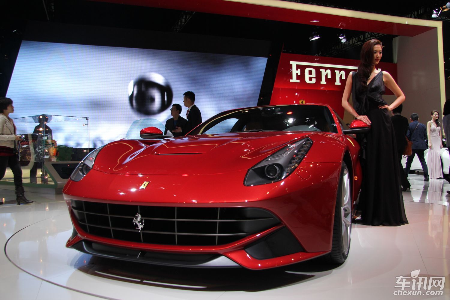 【法拉利f12】车展图片-车讯网chexun.com