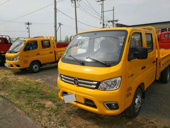 福田祥菱m2黃雙排車現車最低折扣價