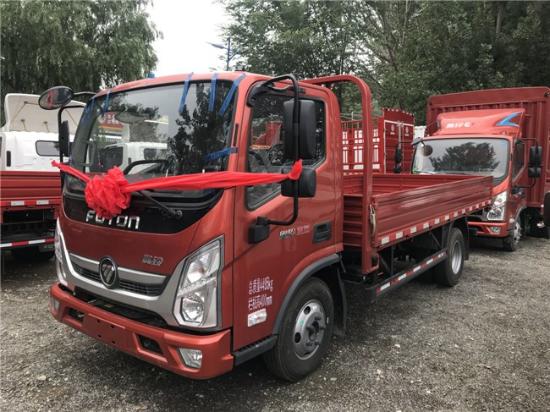 福田奥铃速运cts平板车厢车高栏价格