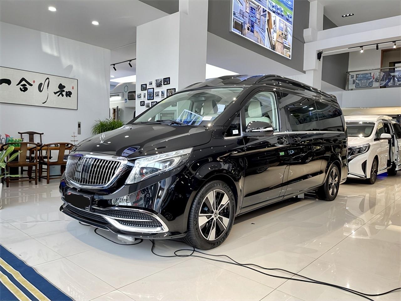 奔驰v级改装高顶商务车上海现车直降5万